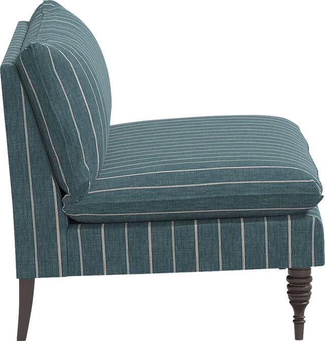 Subira Blue Loveseat - Thumbnail - Image 5