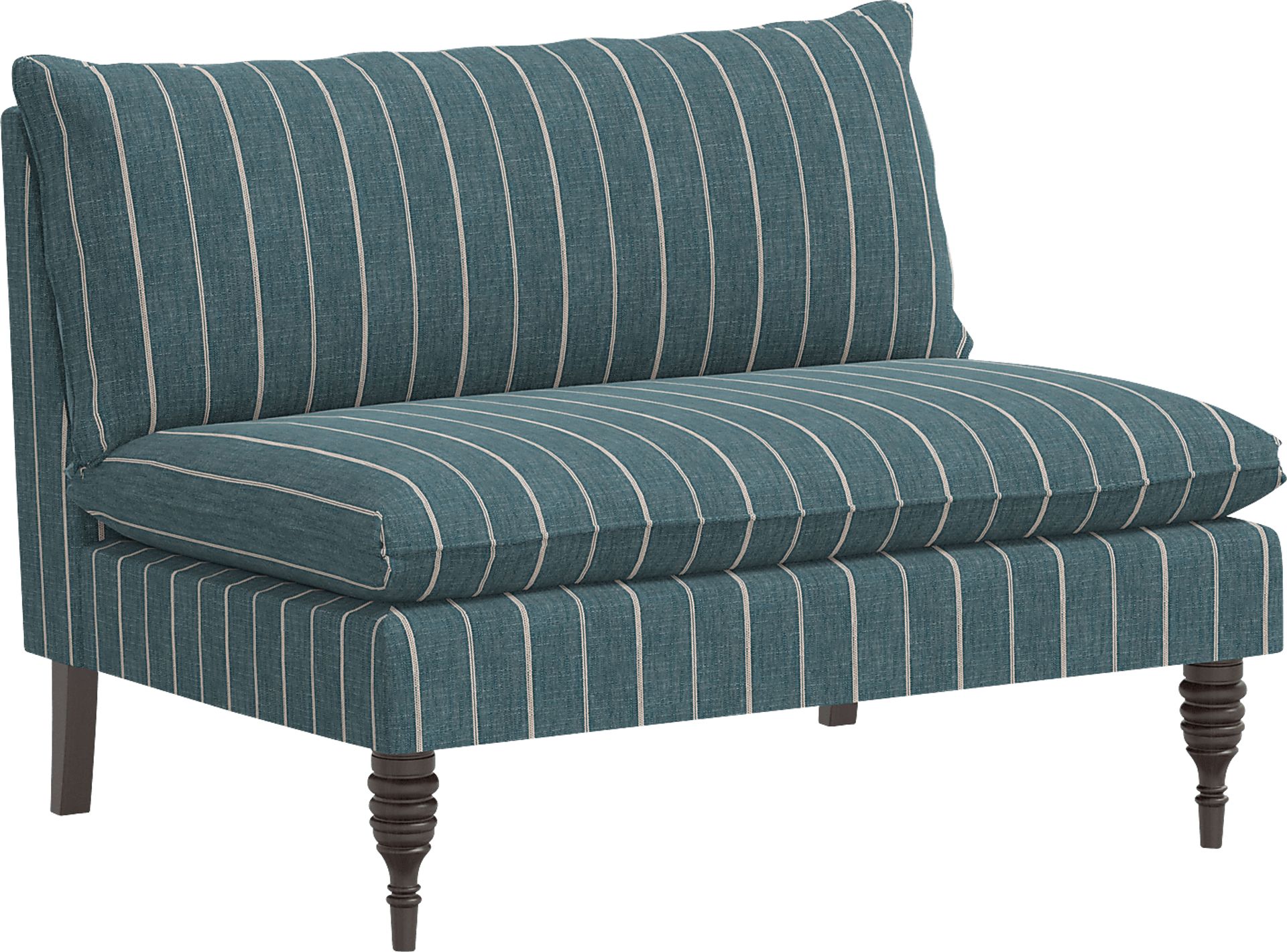 Subira Blue Loveseat - Image 1