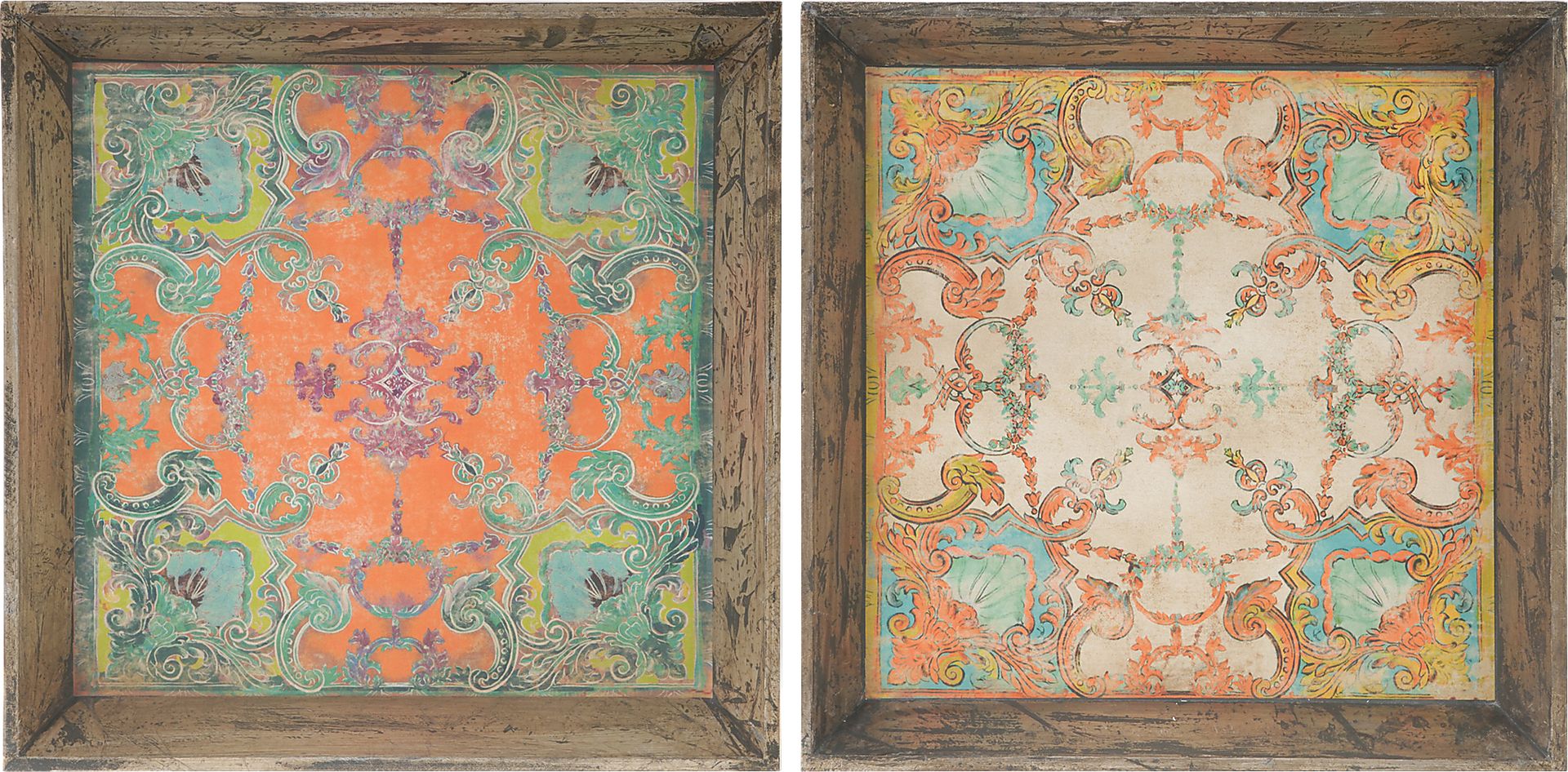 Suffield Brown Trays Set of 2 - Image 1