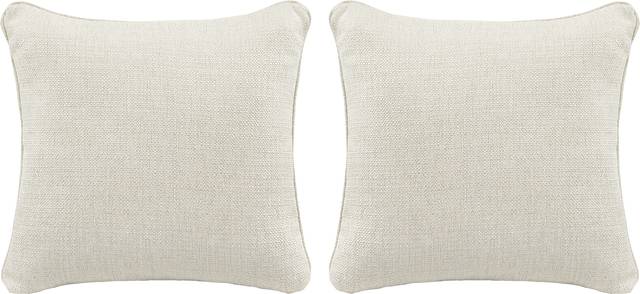 Sugar Shack Off-White Accent Pillow, Set of Two - Thumbnail - Image 1