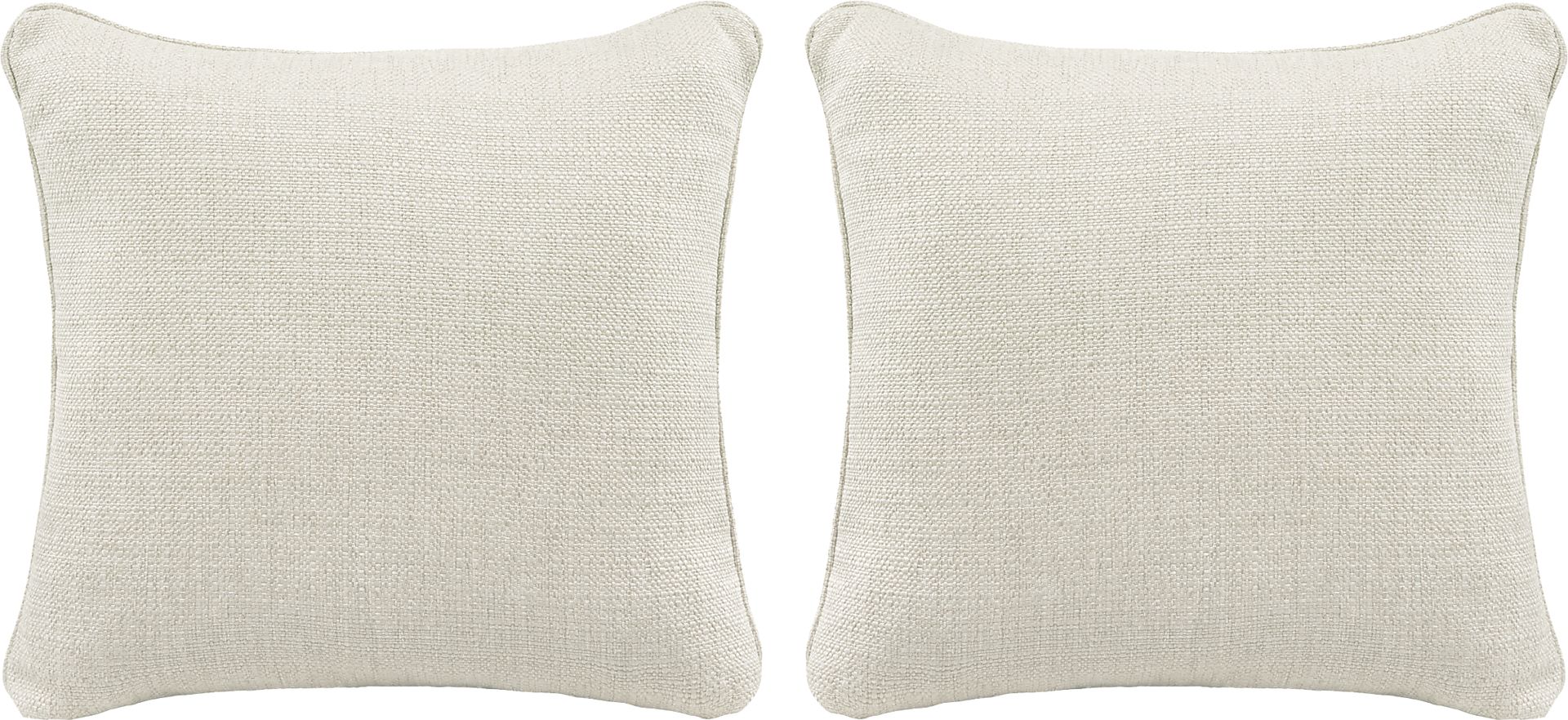 Sugar Shack Off-White Accent Pillow, Set of Two - Image 1