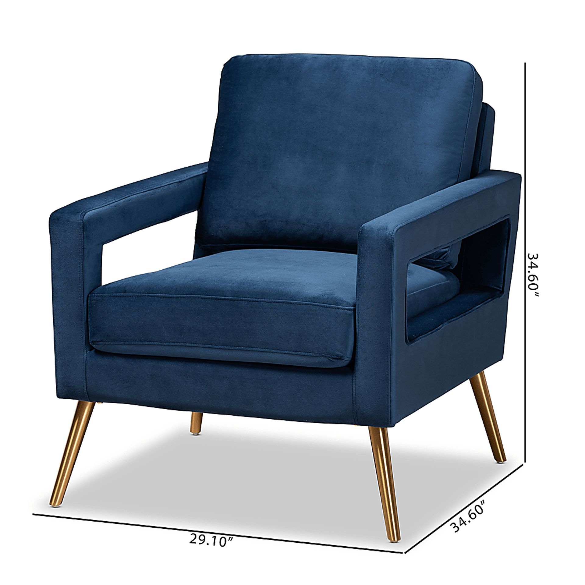 Sugarberry Blue Accent Chair - Image 9