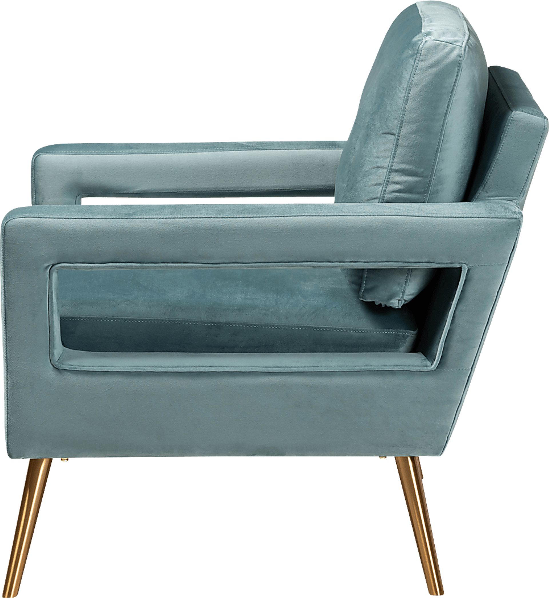 Sugarberry Light Blue Accent Chair - Image 3