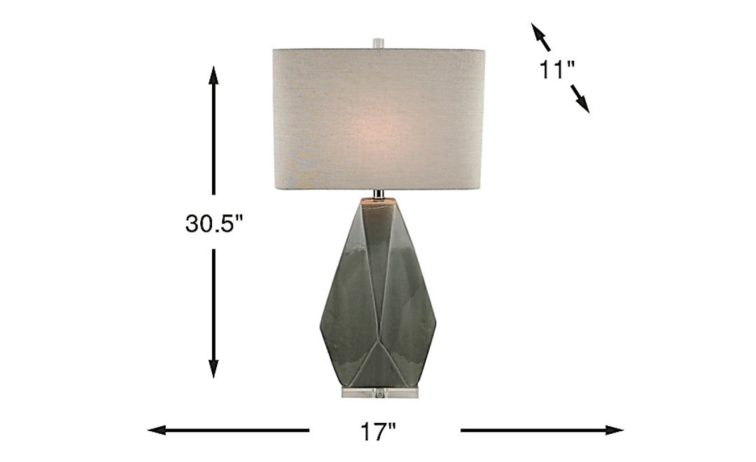 Sugarloaf Peak Gray Lamp