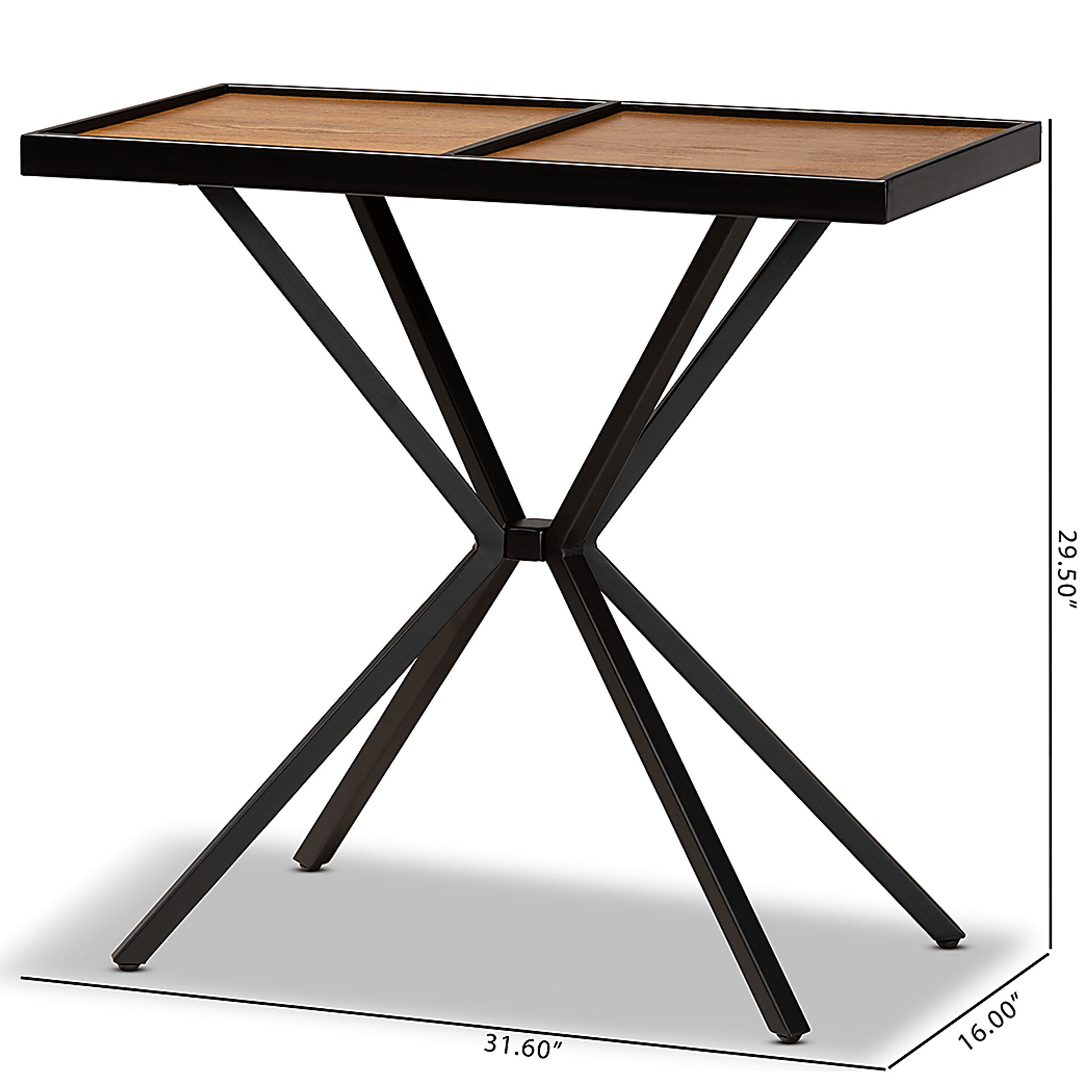 Sugarpine Black Sofa Table - Image 7