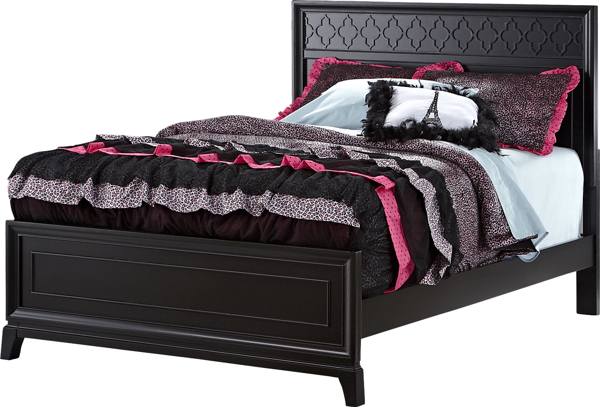 Suki 3 Pc Black Full Bed - Image 1