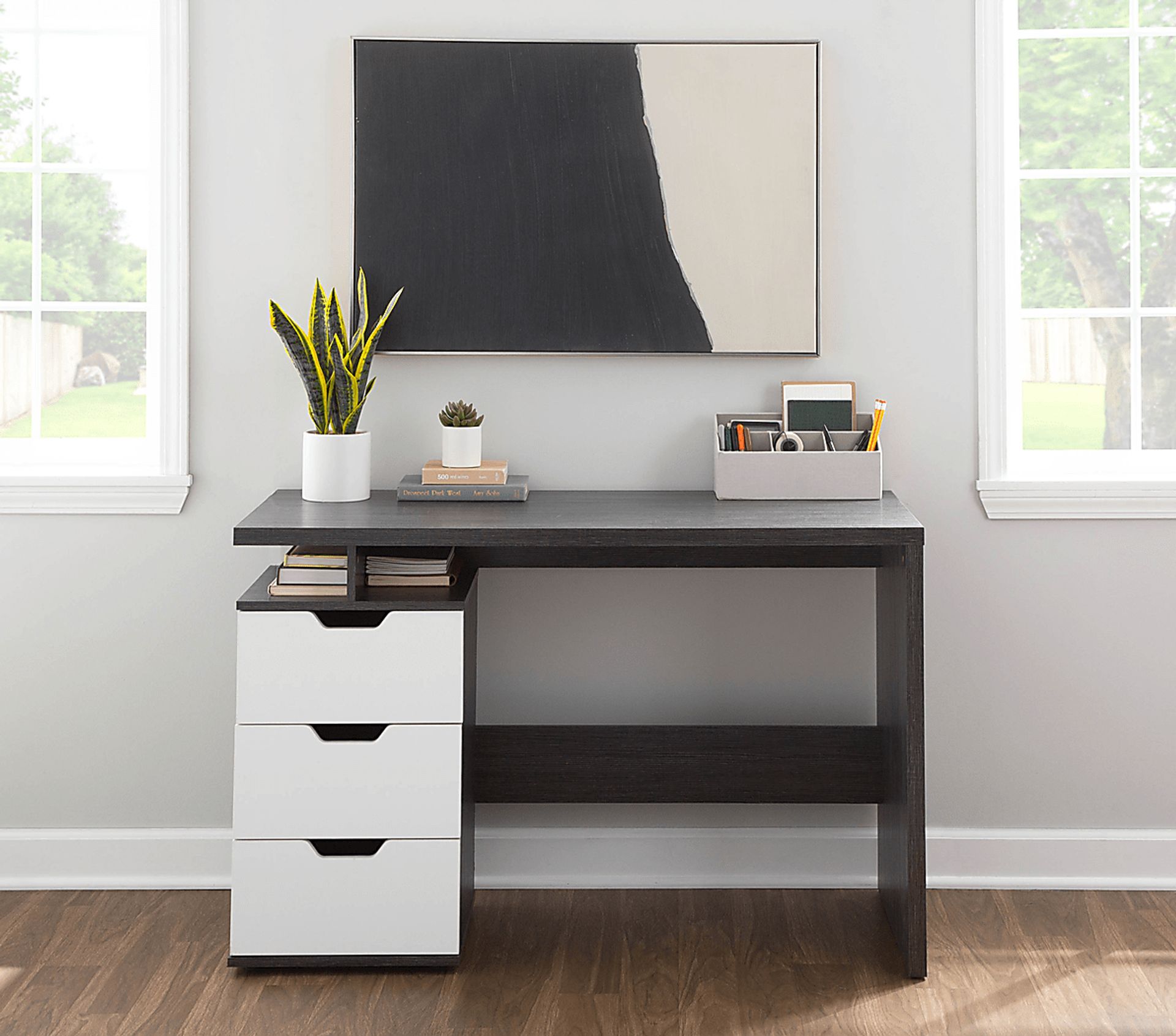 Sulgrave Charcoal Desk - Image 7