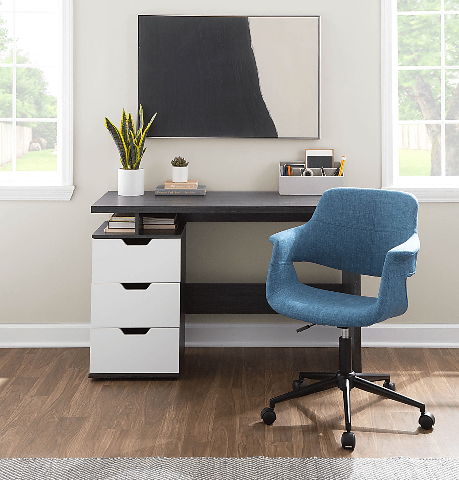 Sulgrave Charcoal Desk - Image 10