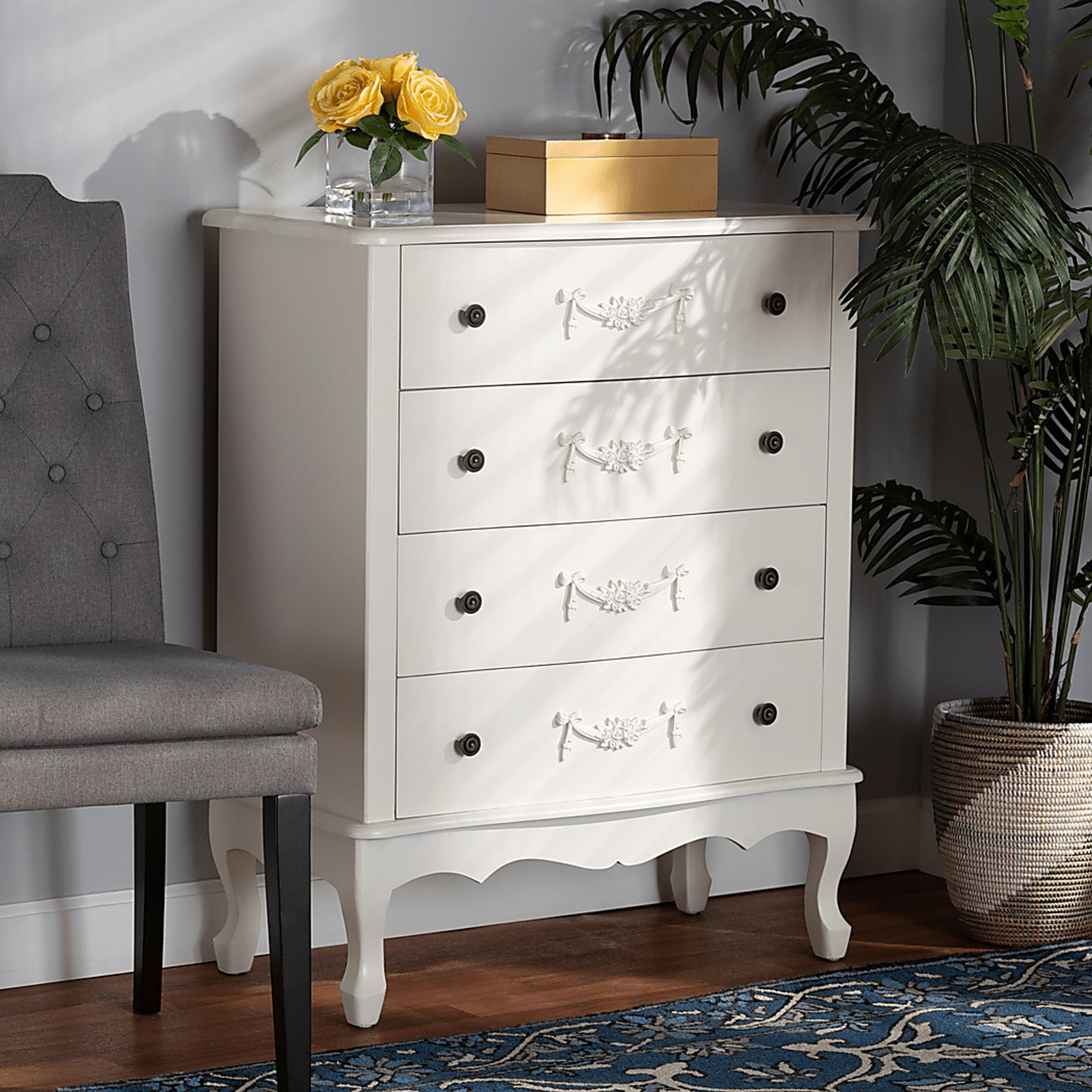 Sullen White Accent Cabinet - Image 7