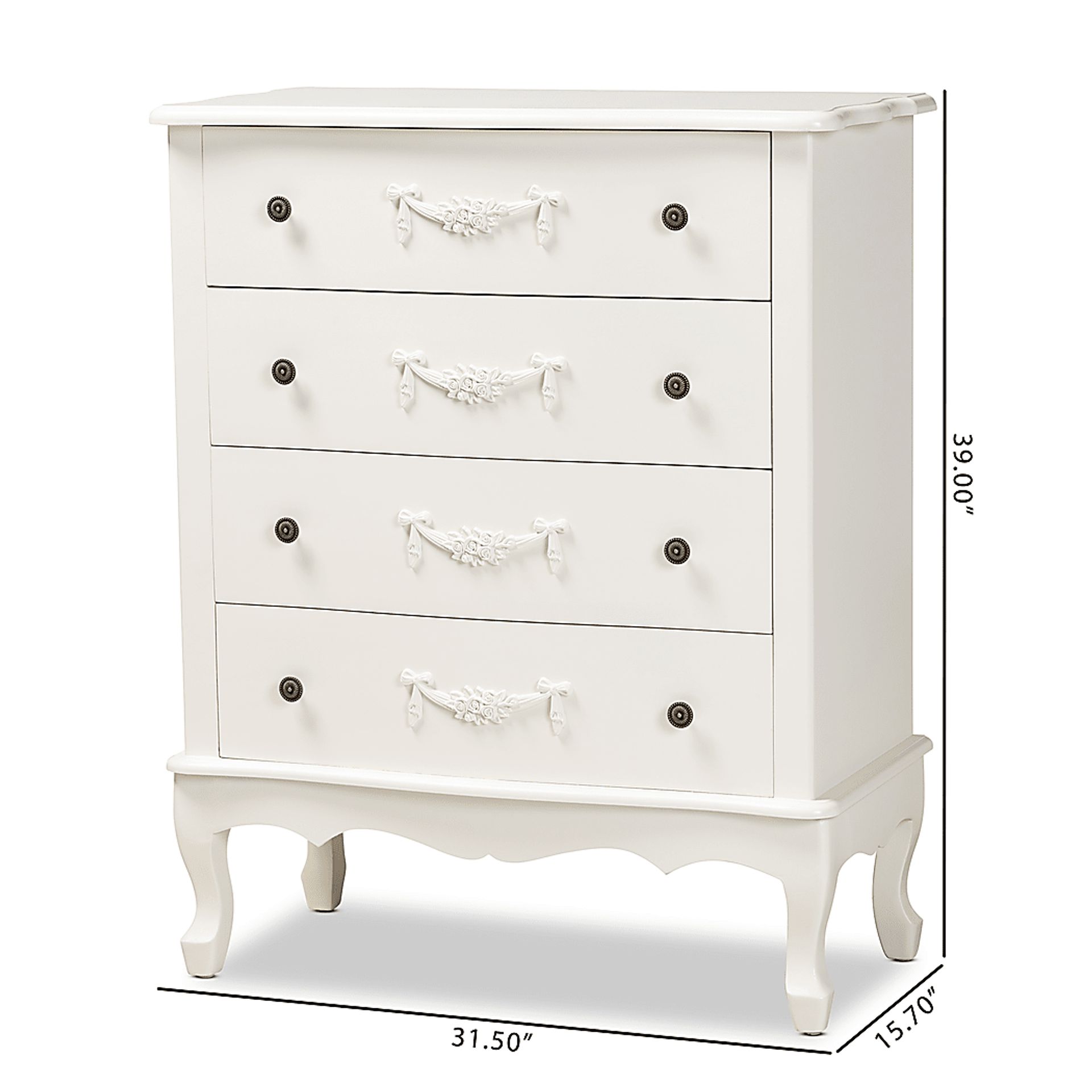Sullen White Accent Cabinet - Image 8