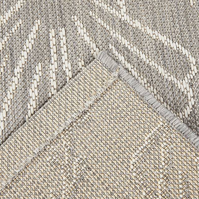 Sullivan Light Gray 5'3 x 7' Indoor/Outdoor Rug - Thumbnail - Image 2