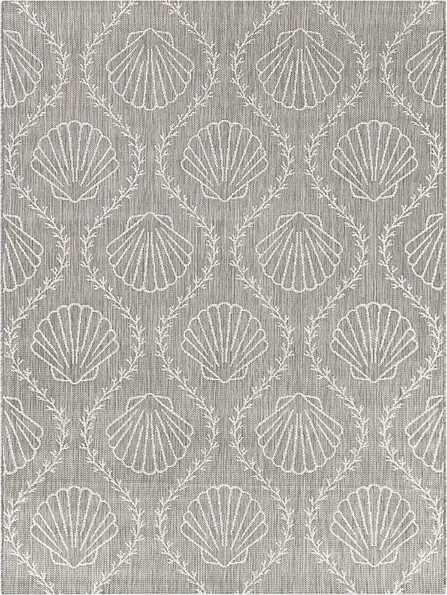 Sullivan Light Gray 5'3 x 7' Indoor/Outdoor Rug - Thumbnail - Image 1