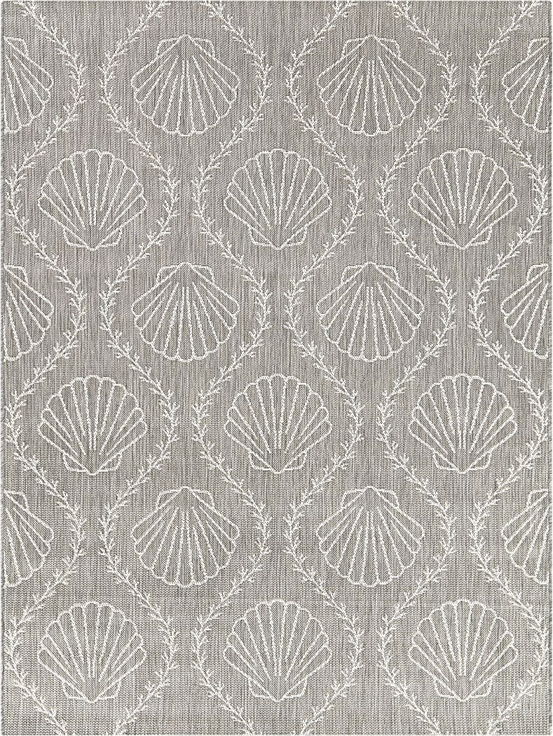 Sullivan Light Gray 7'10 x 10' Indoor/Outdoor Rug