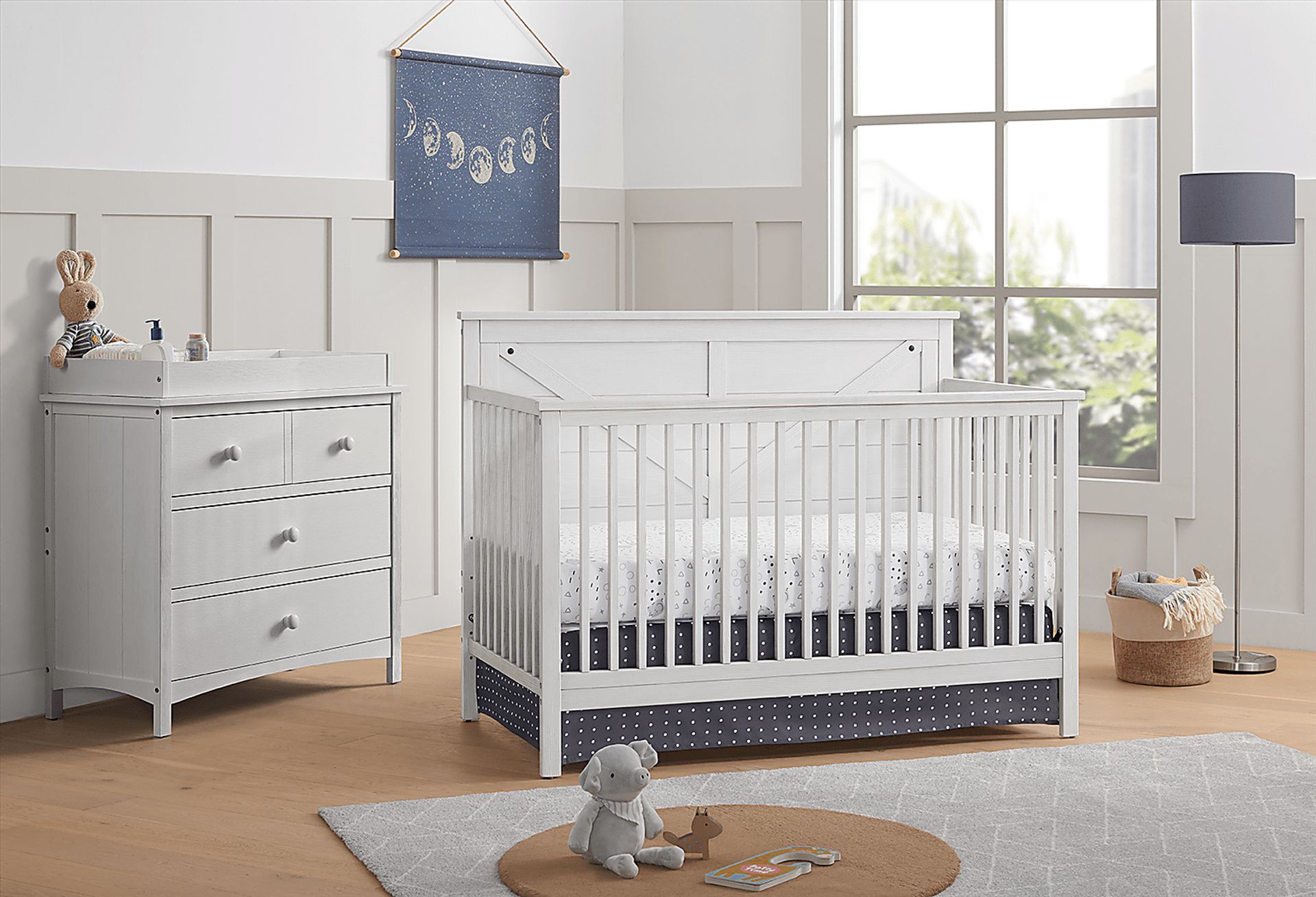 Sulon White Convertible Crib - Image 3