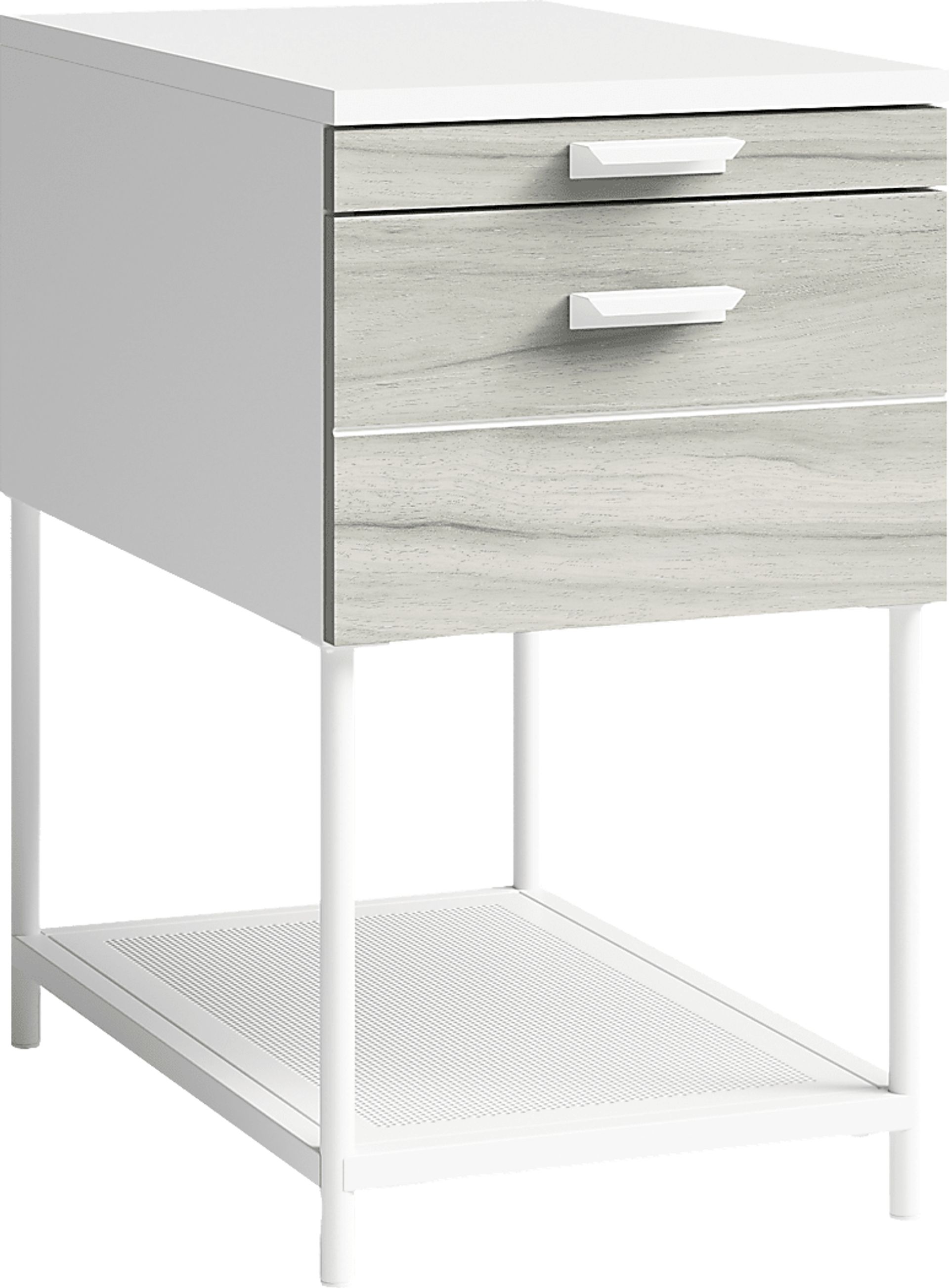 Sumae White Nightstand - Image 1