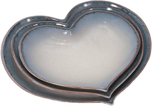 Sumerfern Blue Decorative Plate, Set of 3 - Thumbnail - Image 3