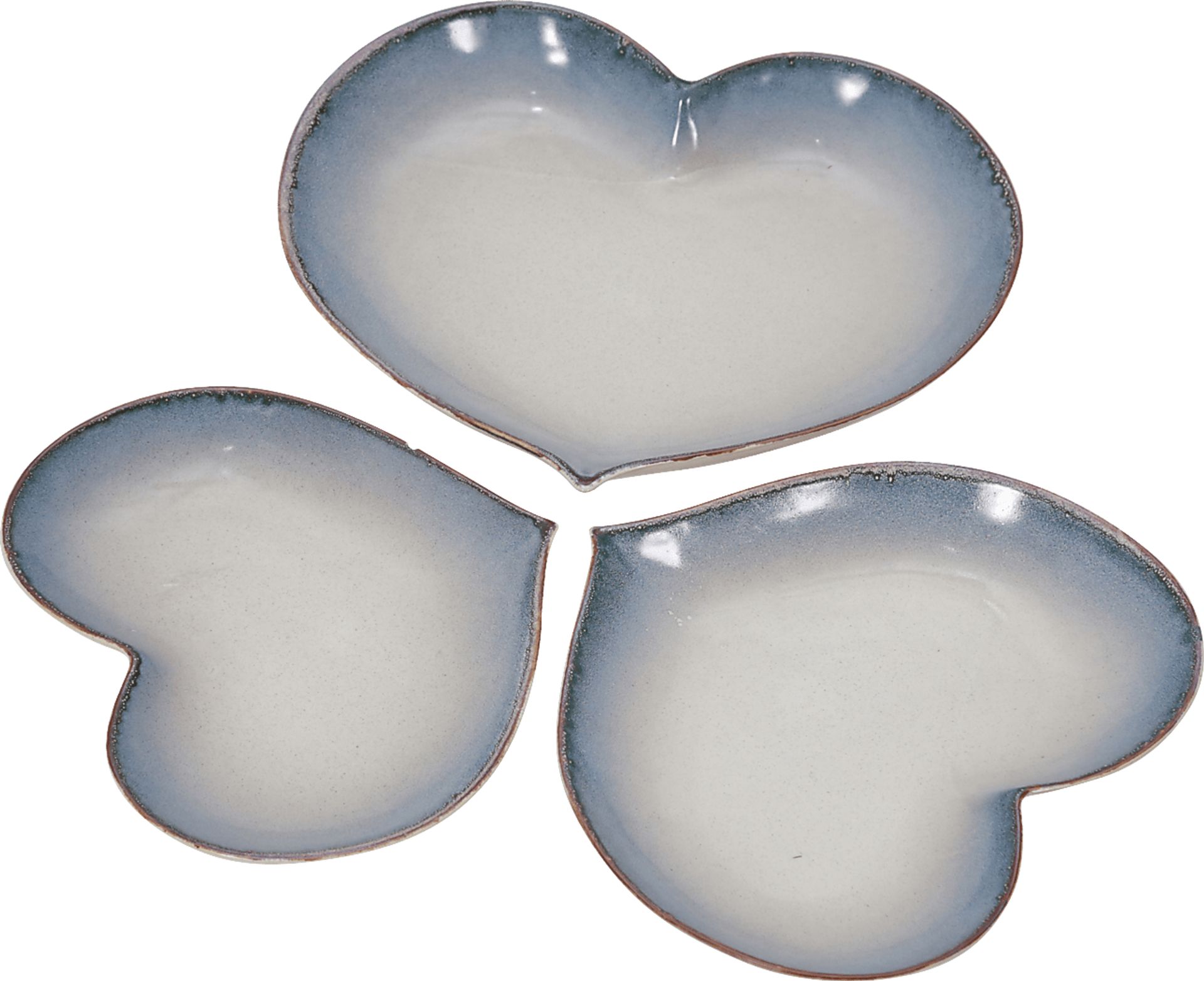 Sumerfern Blue Decorative Plate, Set of 3 - Image 1