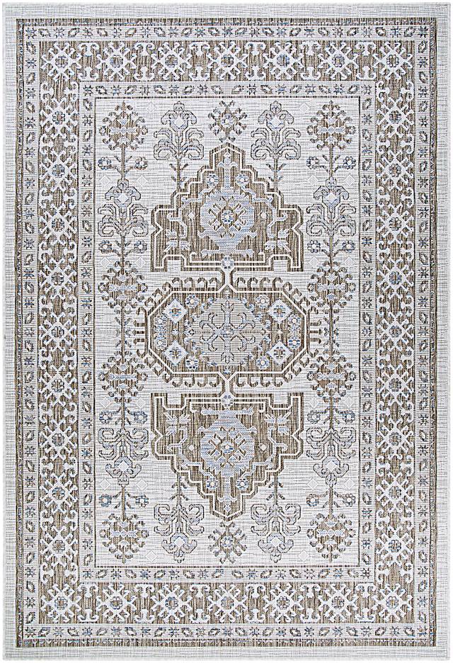 Sumeria Ivory 7'10 x 10'9 Indoor/Outdoor Rug - Thumbnail - Image 1