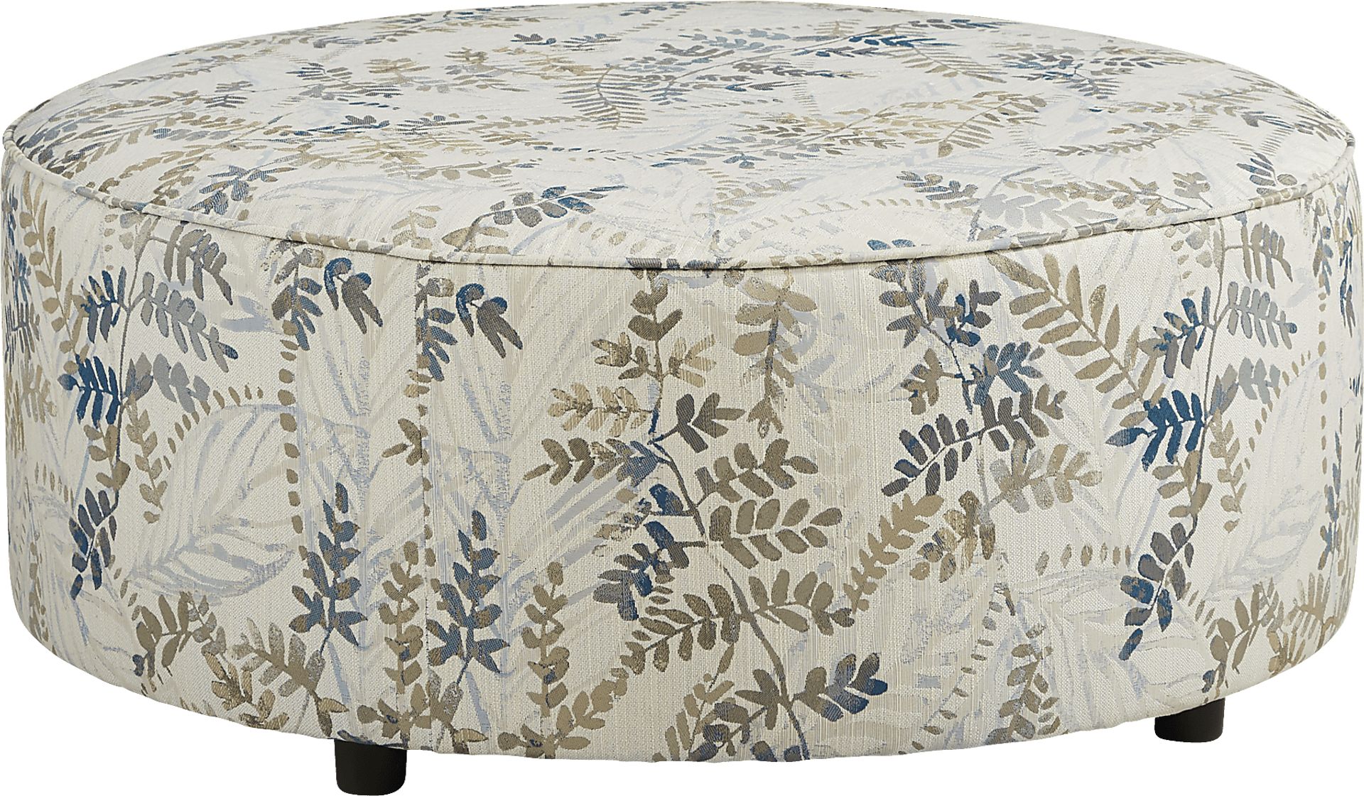 Summer Day Beige Cocktail Ottoman - Image 1
