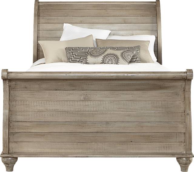 Summer Grove Gray 3 Pc King Sleigh Bed - Thumbnail - Image 1