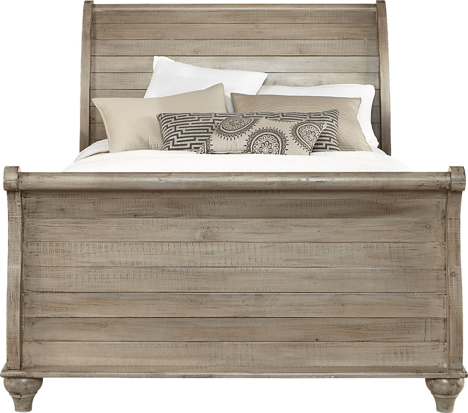 Summer Grove Gray 3 Pc King Sleigh Bed - Image 1