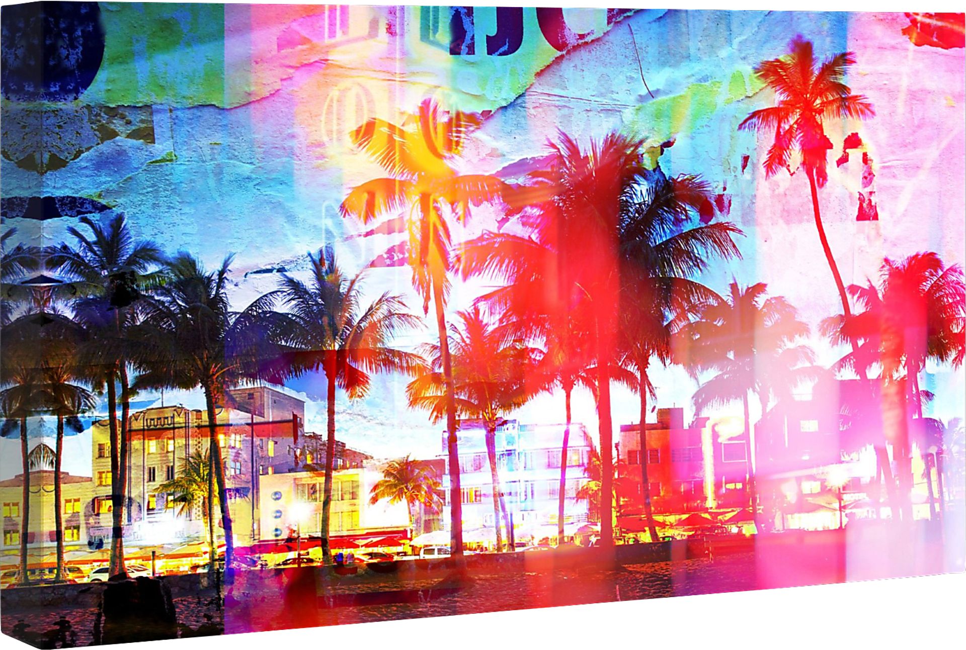 Summer Nights Pink Artwork - Image 2