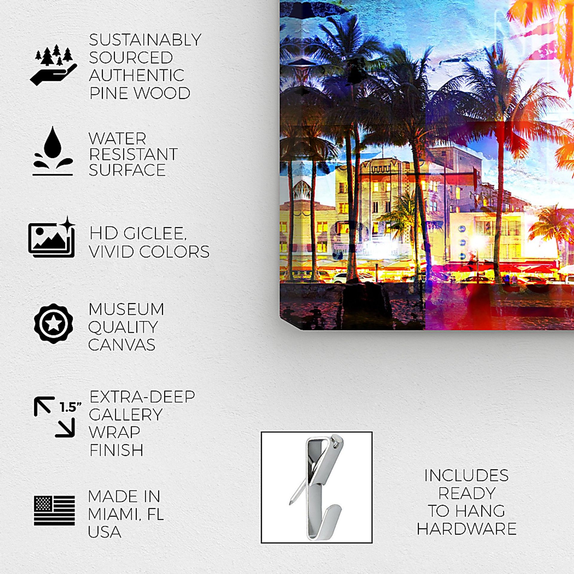 Summer Nights Pink Artwork - Image 3