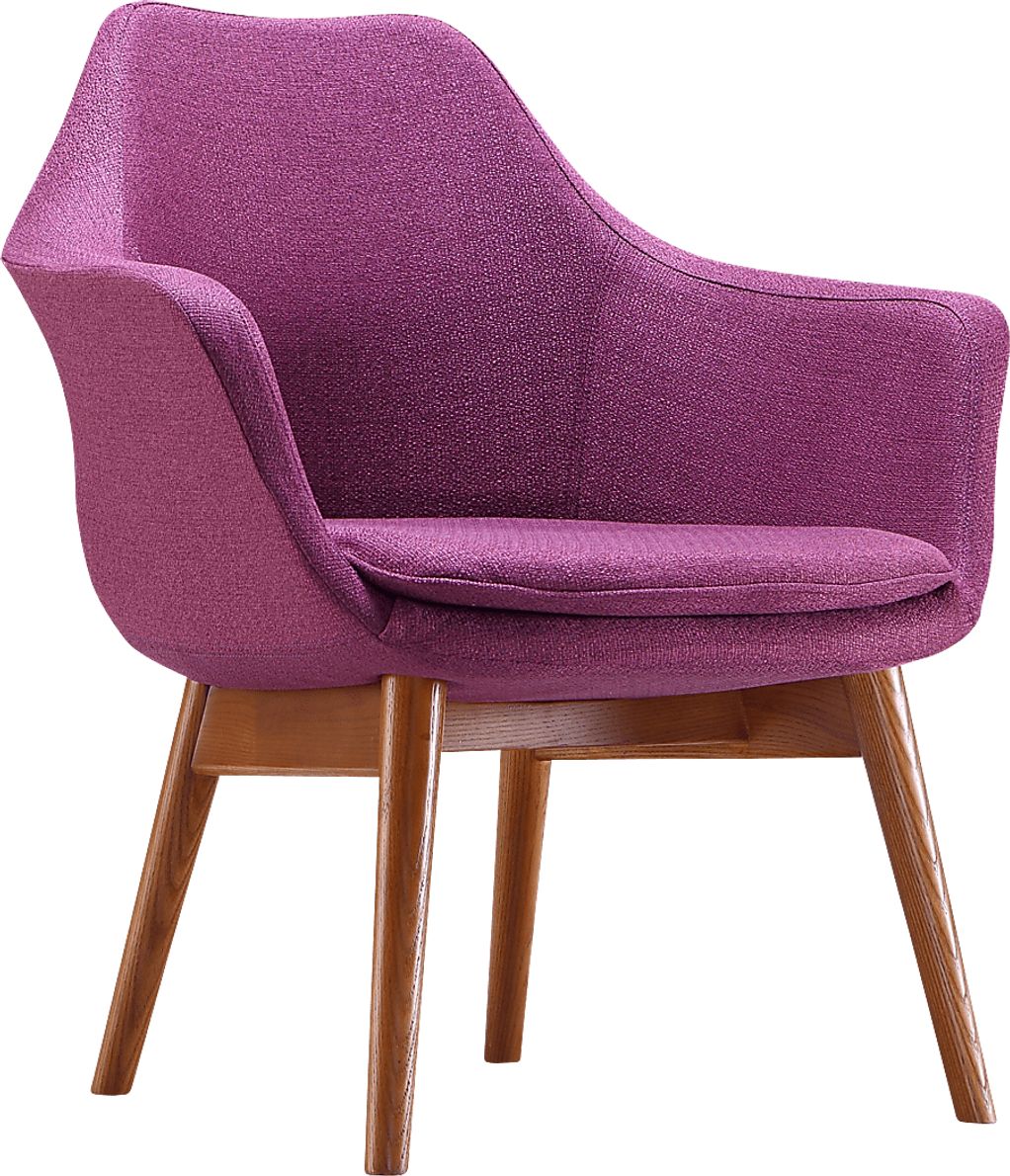 Summerdales Plum Red Twill Accent Chair Rooms To Go