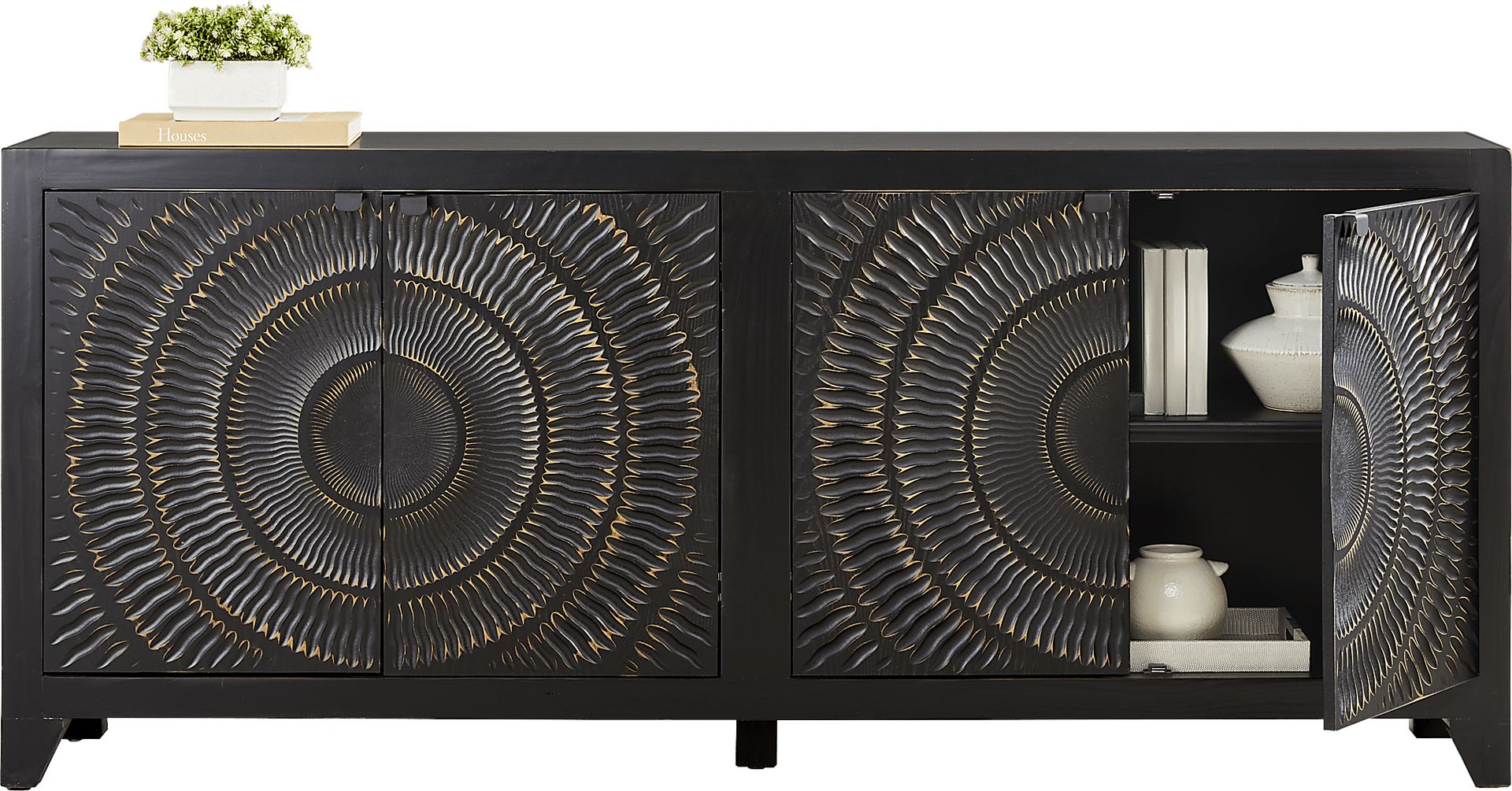 Summerhill Black Credenza - Image 2