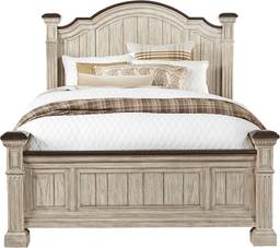 3 pc queen poster bed