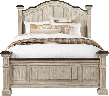 3 pc queen poster bed