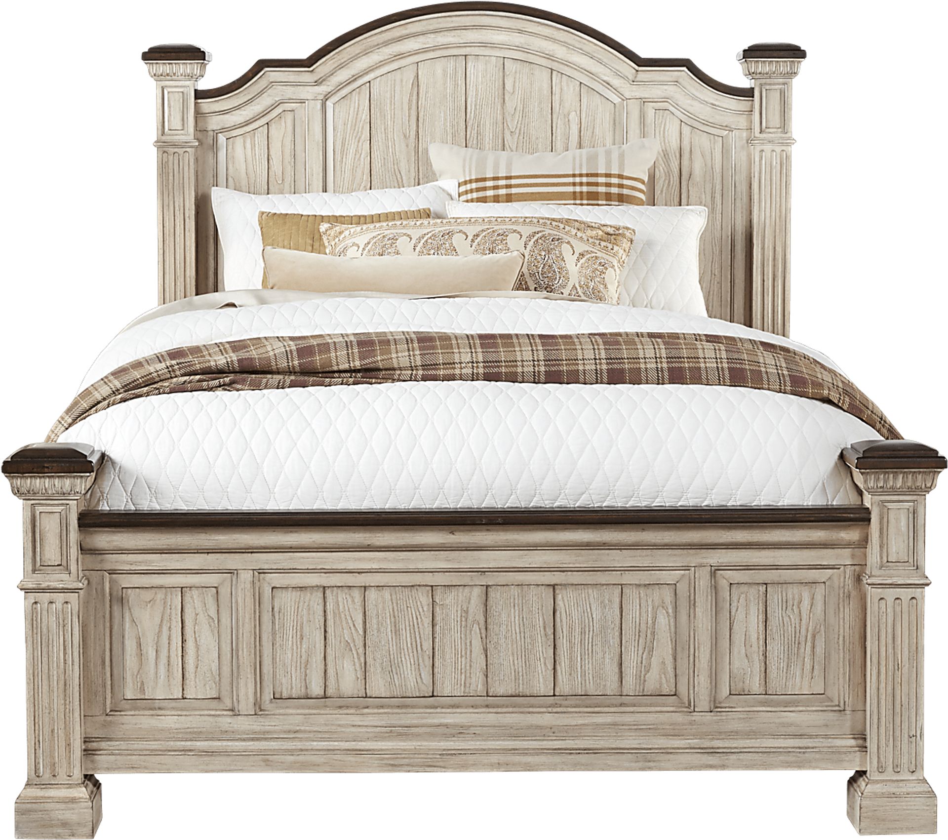Summerset Cream 5 Pc Queen Poster Bedroom - Image 2
