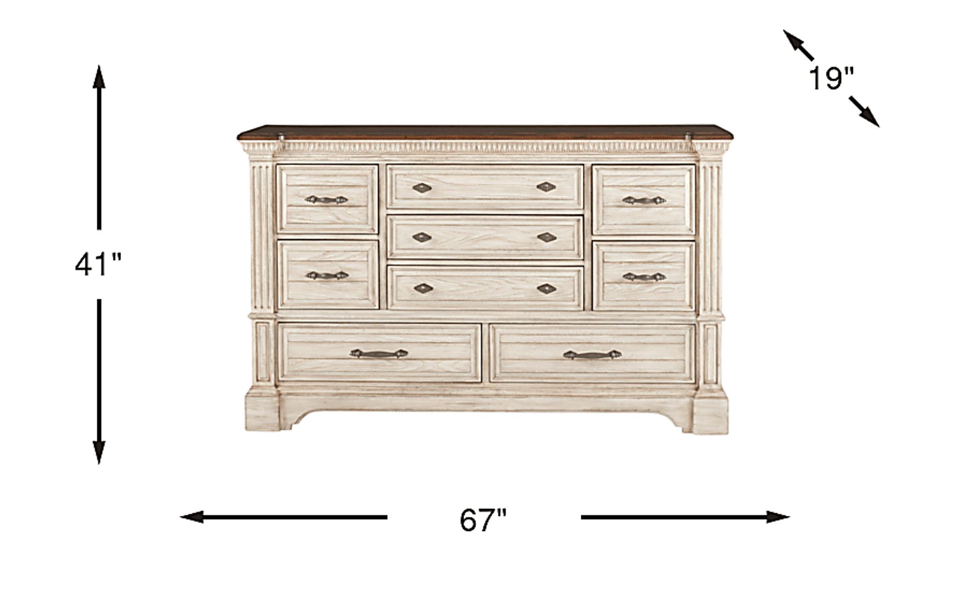 Dimension Image. Please refer to the Dimension Tab on this page for dimension details.