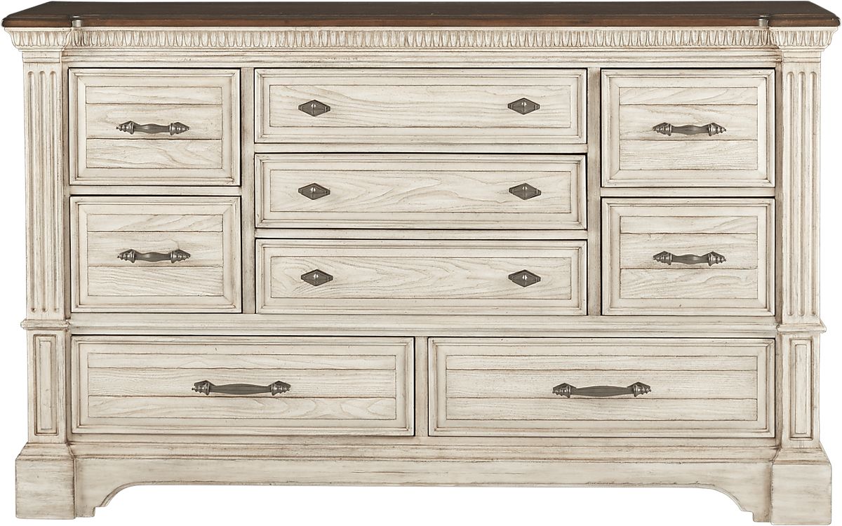 Summerset Cream Colors,Light Wood,White Dresser | Rooms to Go