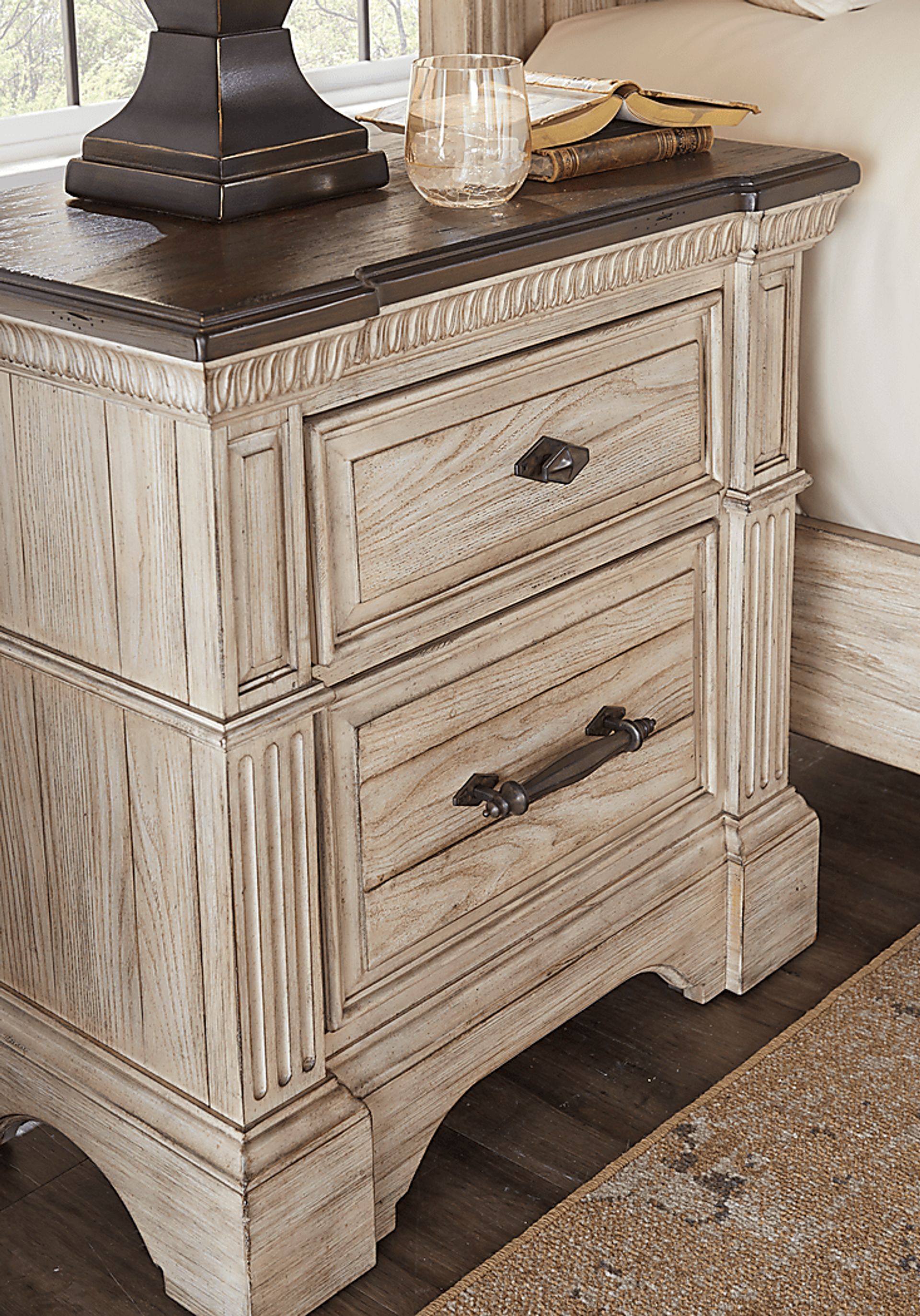 Summerset Cream Nightstand - Image 2