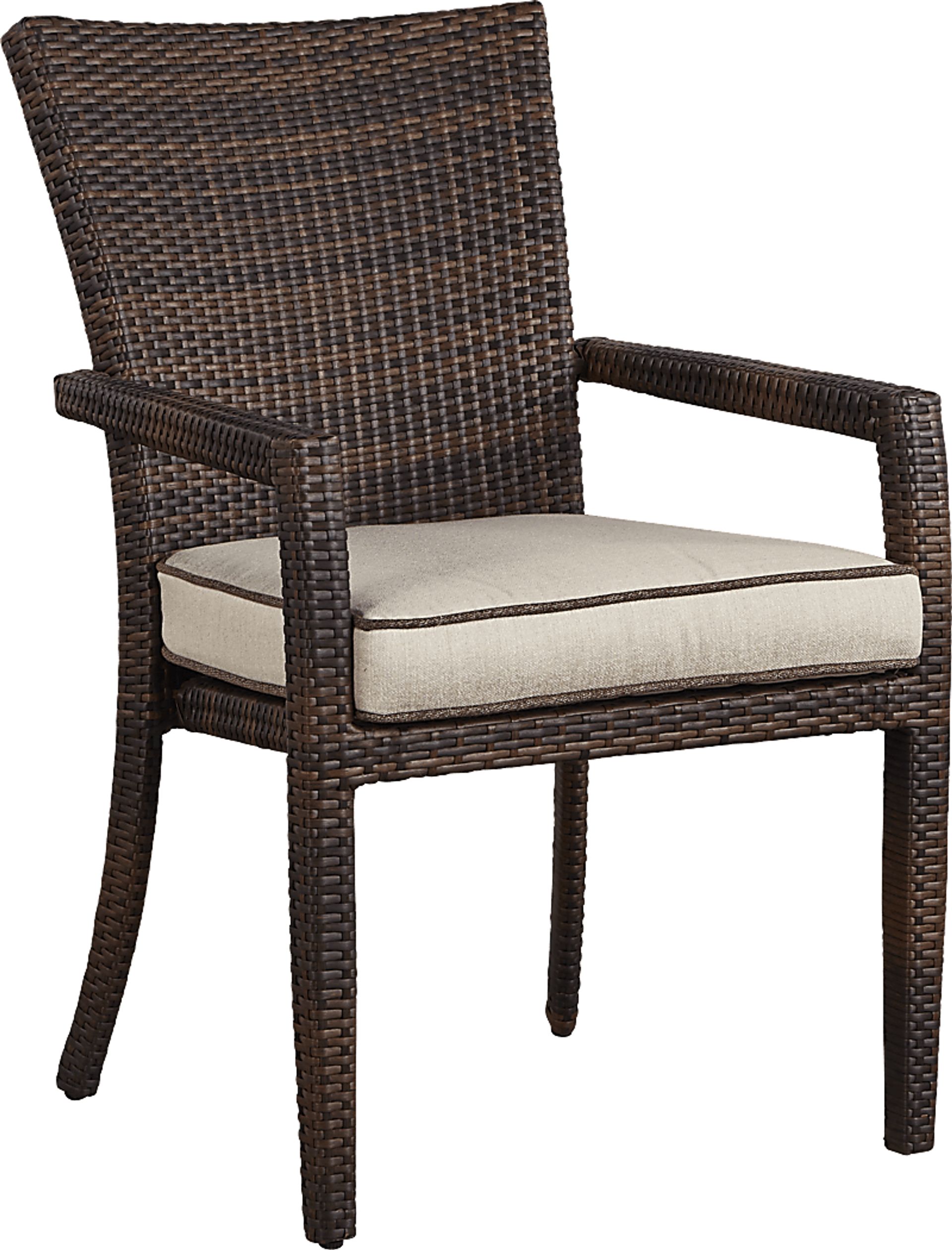 Summerset Way Brown 7 Pc Rectangle Outdoor Dining Set - Image 3