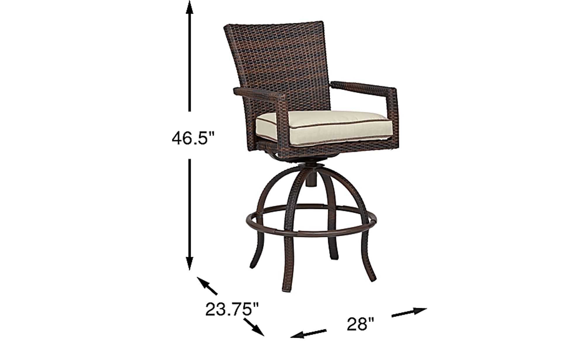 Dimension Image. Please refer to the Dimension Tab on this page for dimension details.
