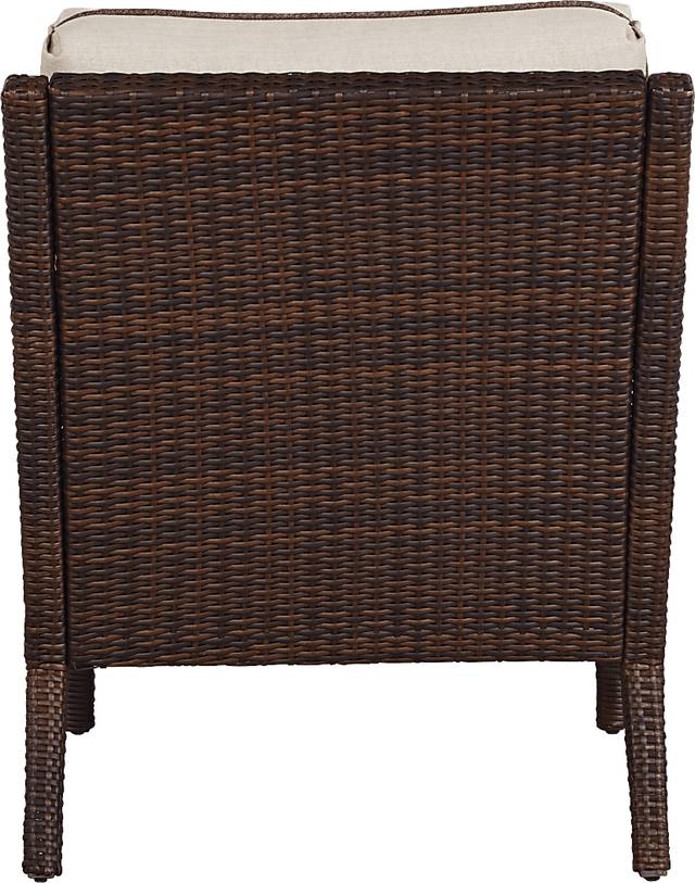 Summerset Way Brown 4 Pc Outdoor Seating Set with Sandstone Cushions - Thumbnail - Image 4