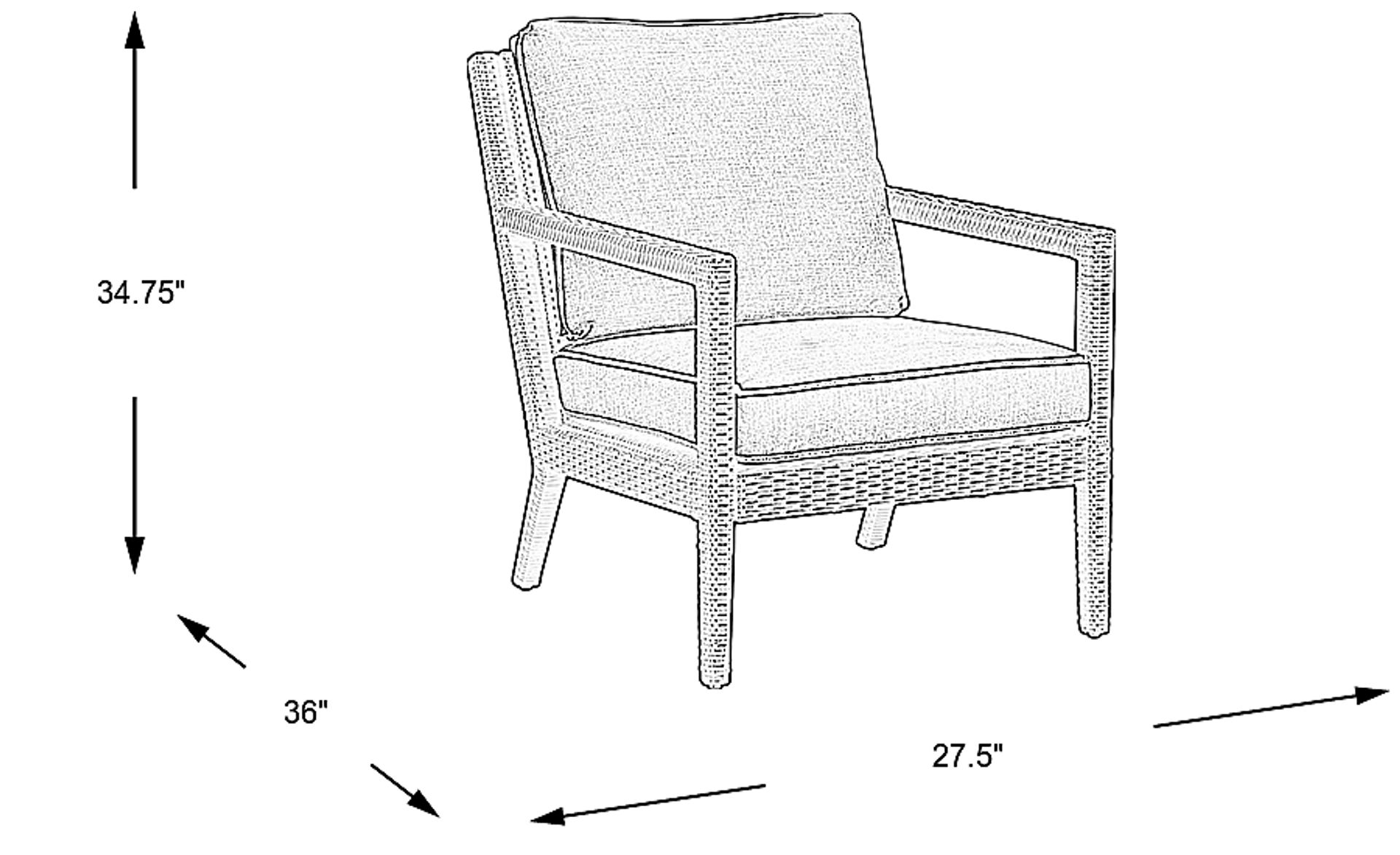 Dimension Image. Please refer to the Dimension Tab on this page for dimension details.