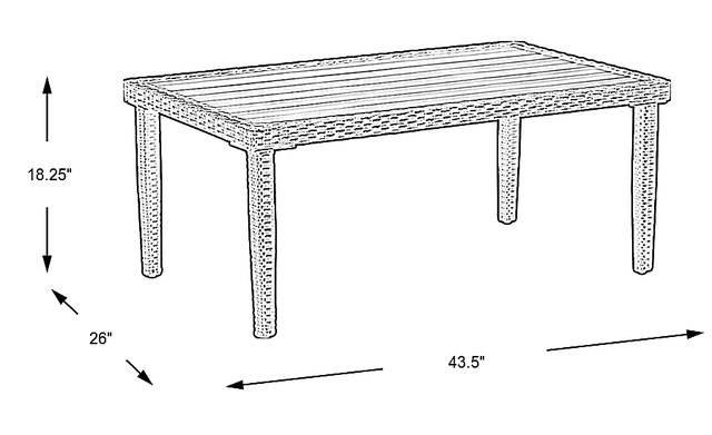 Dimension Image. Please refer to the Dimension Tab on this page for dimension details.