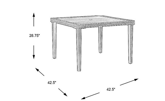 Dimension Image. Please refer to the Dimension Tab on this page for dimension details.