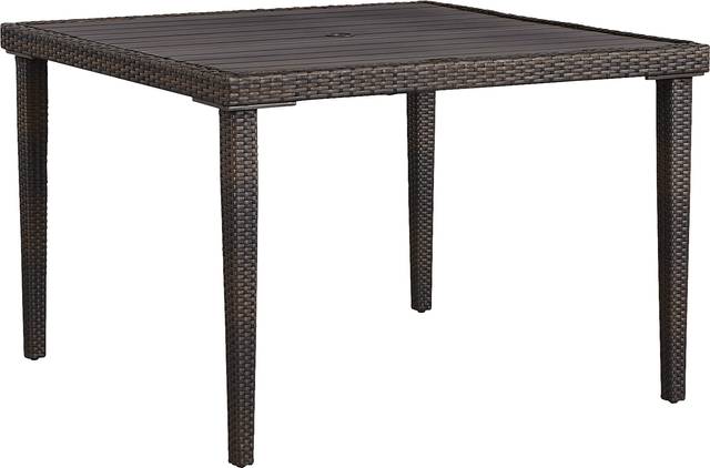 Summerset Way Brown Square Outdoor Dining Table - Thumbnail - Image 1