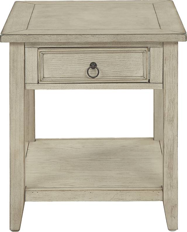 Summerville Way Beige End Table - Thumbnail - Image 2