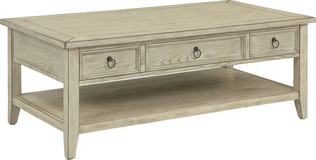 Summerville Way Beige Lift Top Cocktail Table - Thumbnail - Image 1