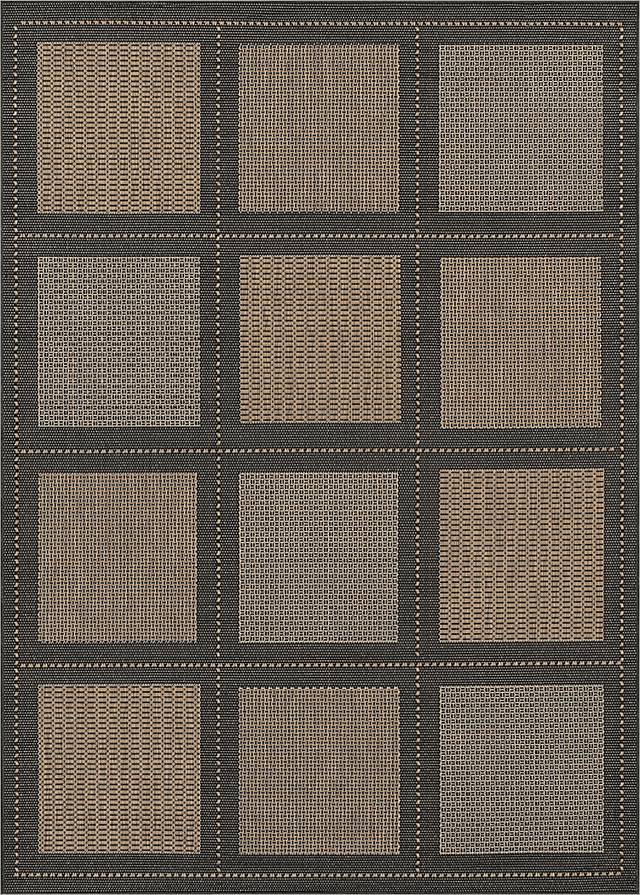 Summit Way Brown 7'6 x 10'9 Indoor/Outdoor Rug - Thumbnail - Image 1