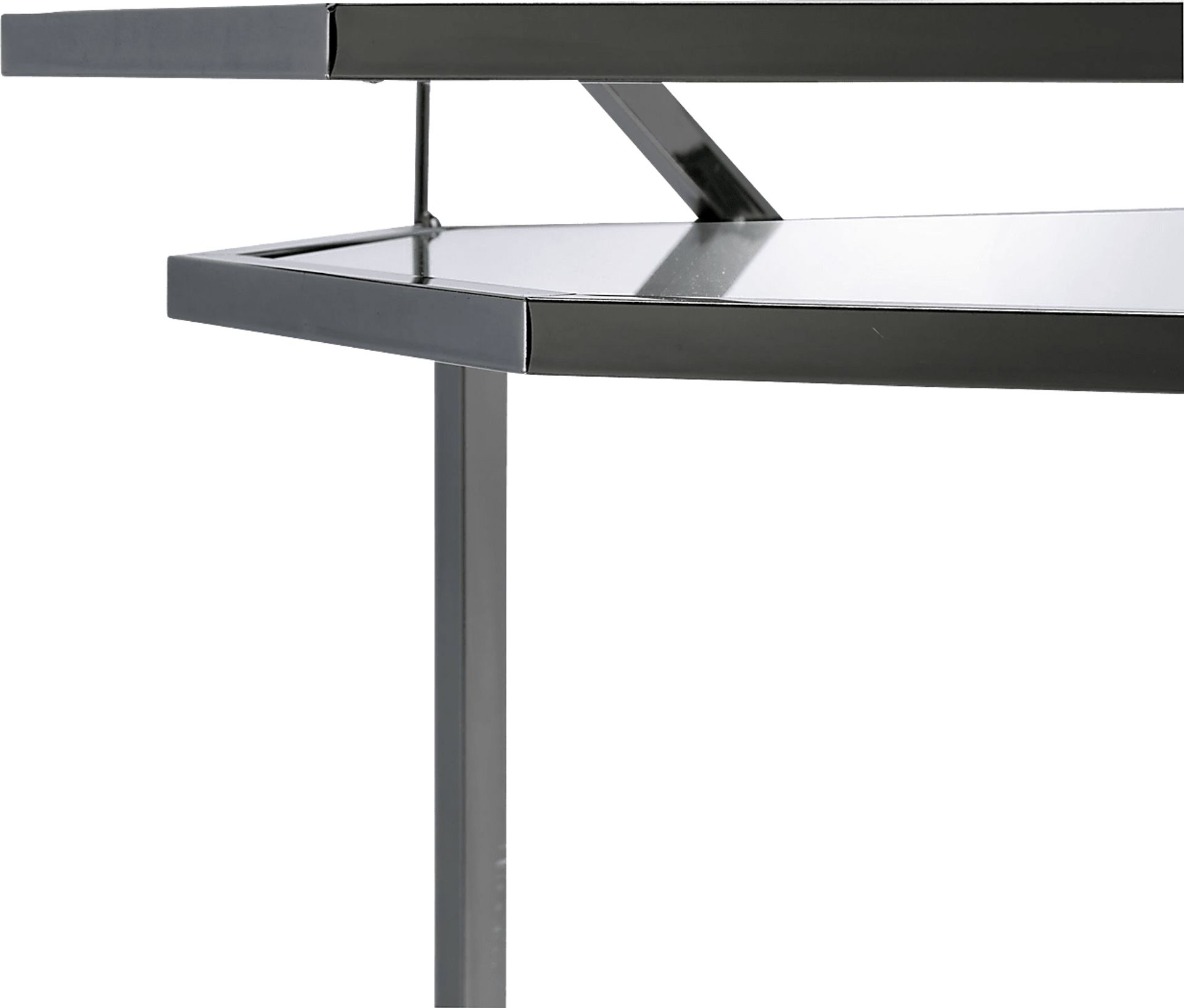 Sumrall Nickel Bar Cart - Image 4