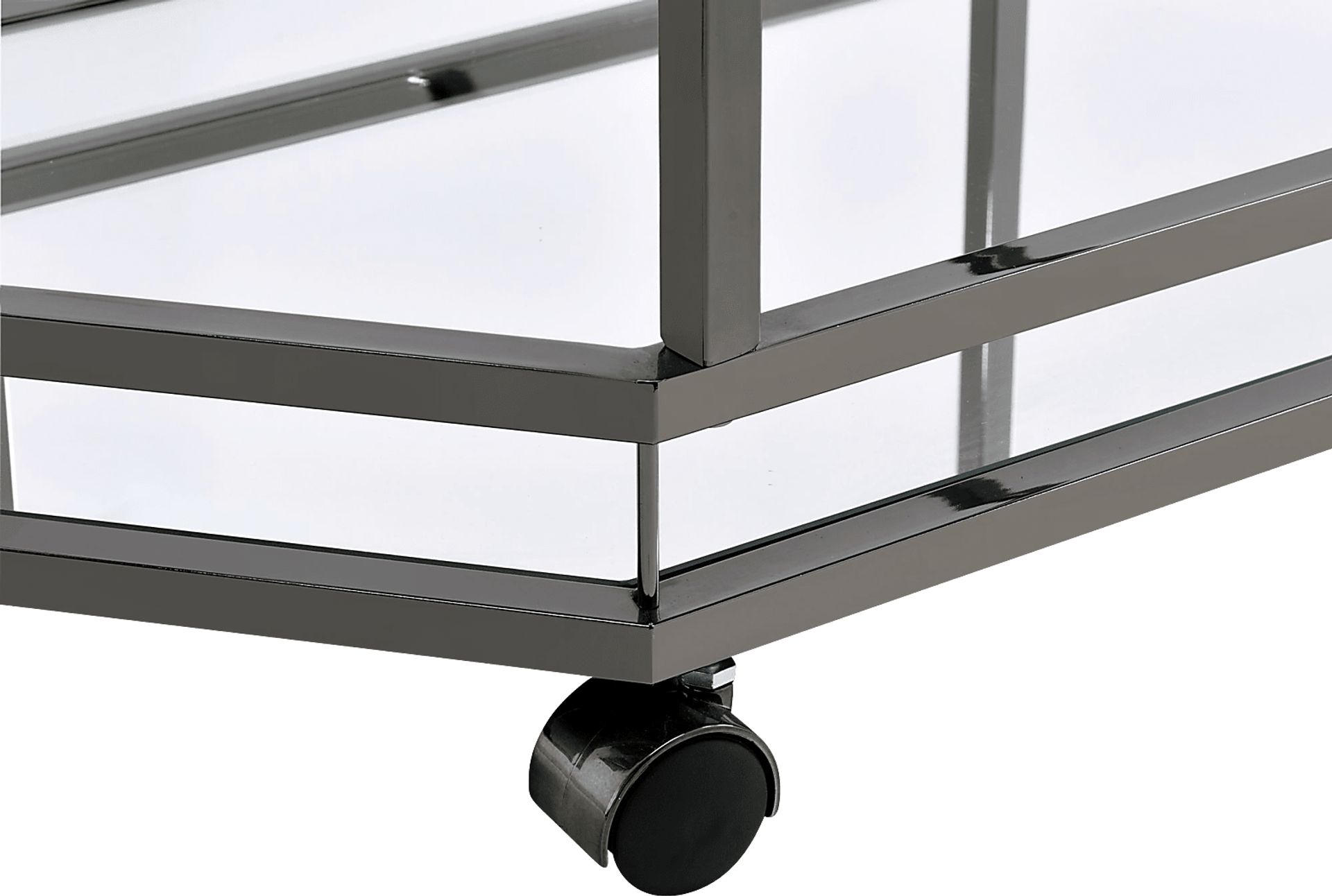 Sumrall Nickel Bar Cart - Image 5