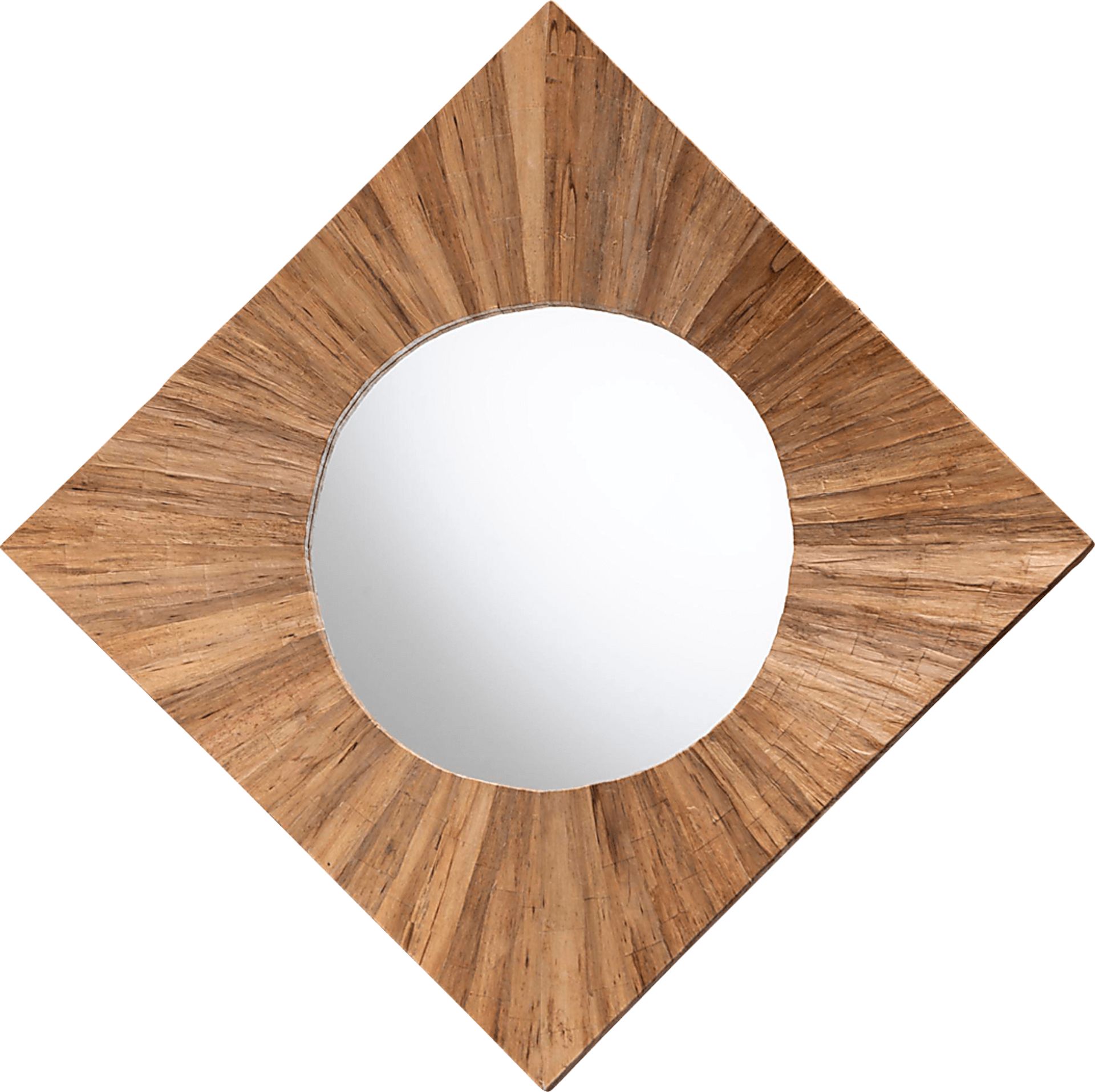 Sumstones Brown Square Mirror - Image 3