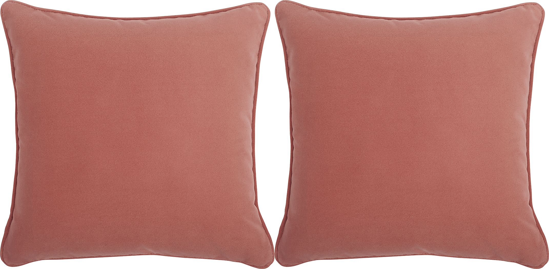 Sun Sorreo Coral Orange Outdoor Set Of Accent Pillows Rooms to Go