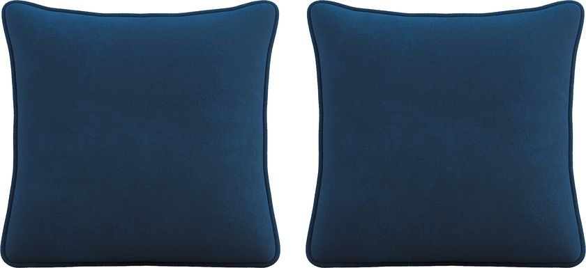 Sun Sorreo Denim Indoor/Outdoor Accent Pillow, Set of Two